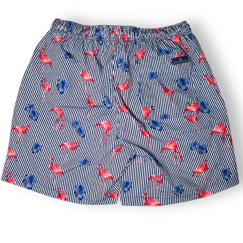 Rainforest Men's S Swim Trunks Flamingo - Picture 2 of 8